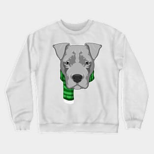 Dog with Scarf Crewneck Sweatshirt